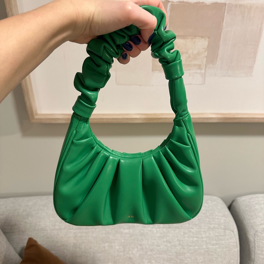 Green JW PEI purse (Ruched Hobo Handbag) - great condition lightly used